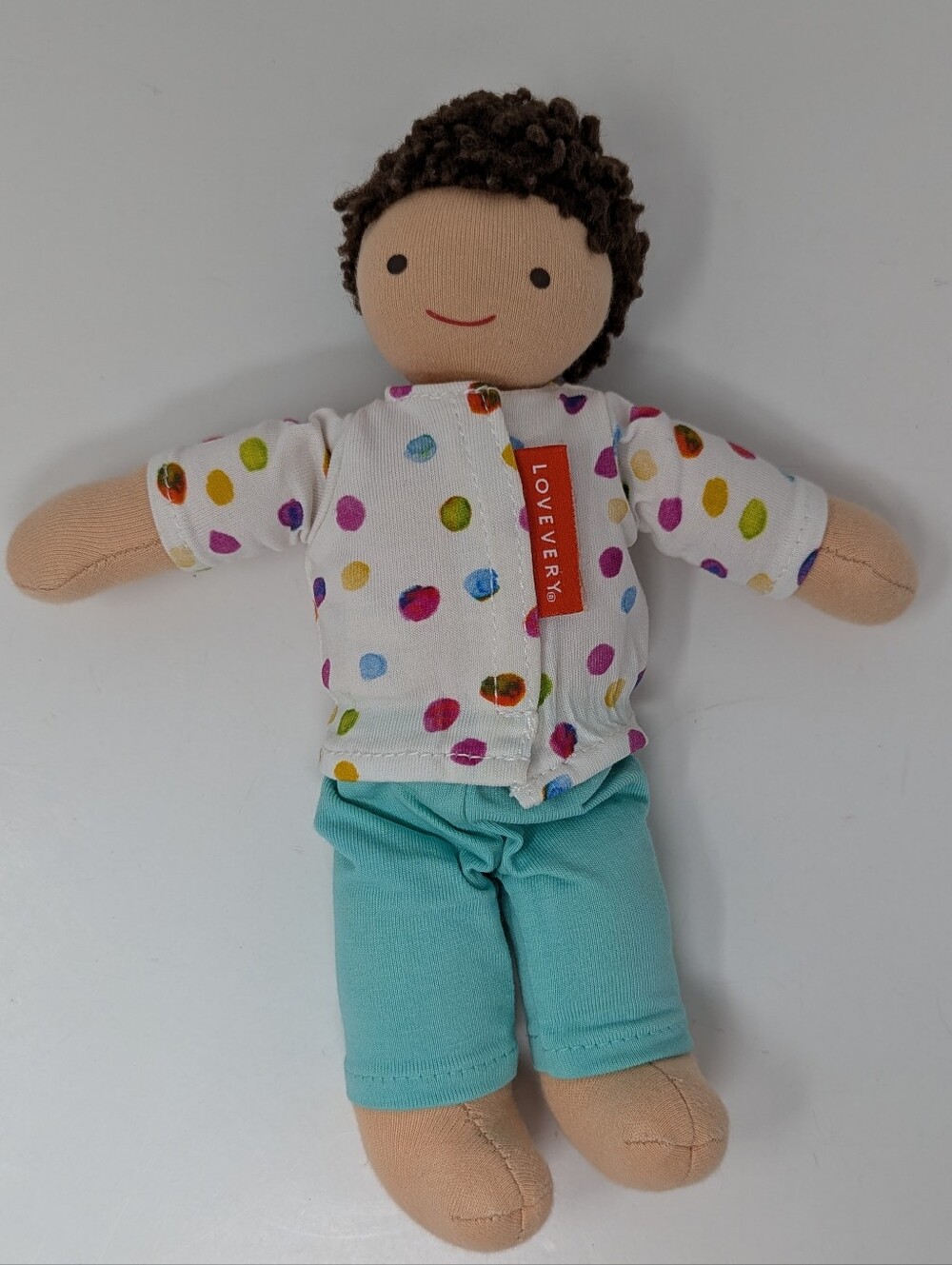 Lovevery Doll Organic Cotton Polka Dot Shirt